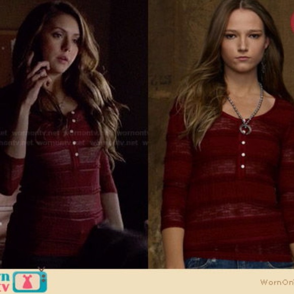 Denim & Supply Ralph Lauren Tops - Denim & Supply Lace Henley Top Katherine Pierce